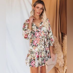 Floral Ruffle Dress